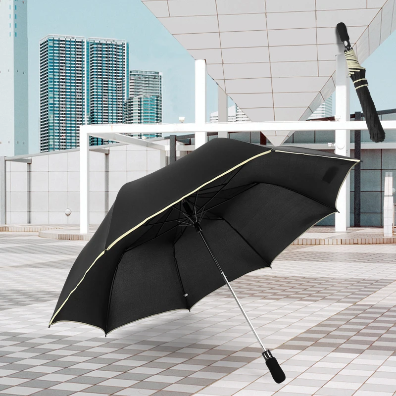 Modern Business Style Large Folding Automatic Umbrella 8K