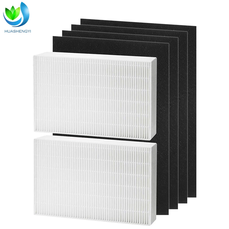 Customized HPA200 HEPA Filter Replacement for Honeywell HPA200 Series Air Purifier-2 HEPA & 4 Precut Carbon Pre-Filters