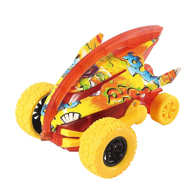 Мини-инерционная внедорожная машина, детская Игрушечная машина, пластиковый фрикционный трюковый автомобиль, детские игрушки для мальчиков