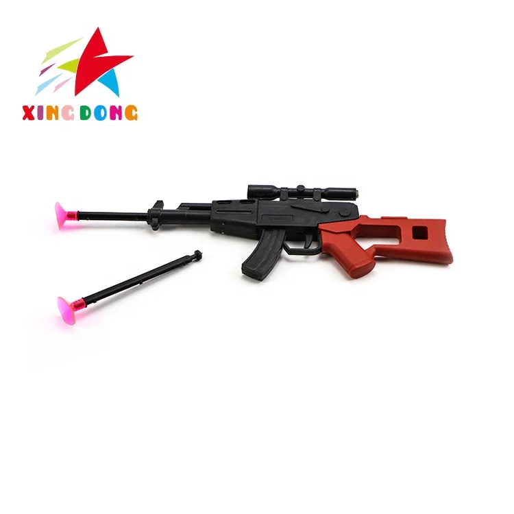 Good quality plastic shooting game soft bullet gun toy for kids sniper gun toys