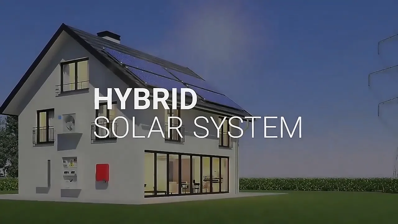 Low Cost Solar Power System 3000w 4000w 3kw 4kw 5kw 6kw Hybrid Complete