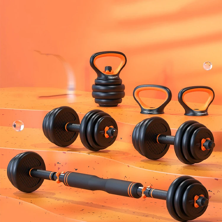 in Adjustable Dumbbell Barbell Kettlebell Set for Fitness