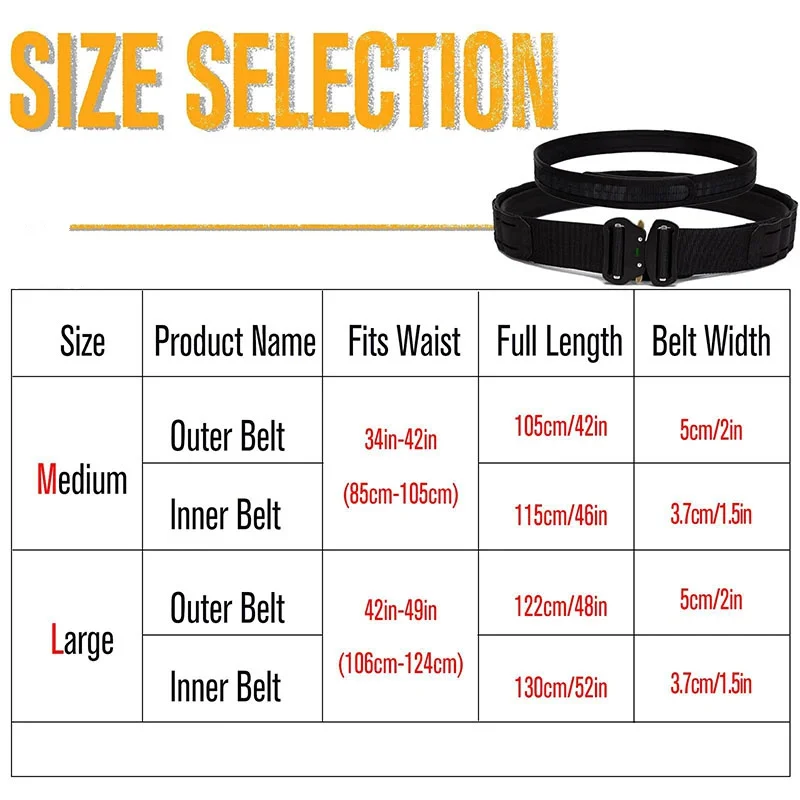 Quick-release Multi-functional Premium Buckle Tactics Belt Mountaineering Duty Outdoor Tactical Multifunctional Belt