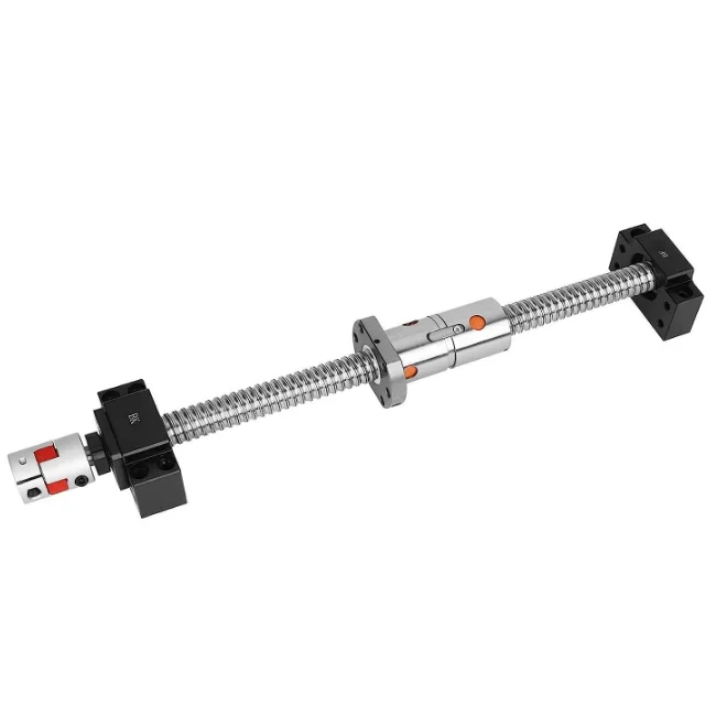 Preload Ball Screw Kit 25mm Linear Ballscrew DFU2504 DFU2505 DFU2506 DFU2508 DFU2510 High Rigidity TBI Standard Ball Screw