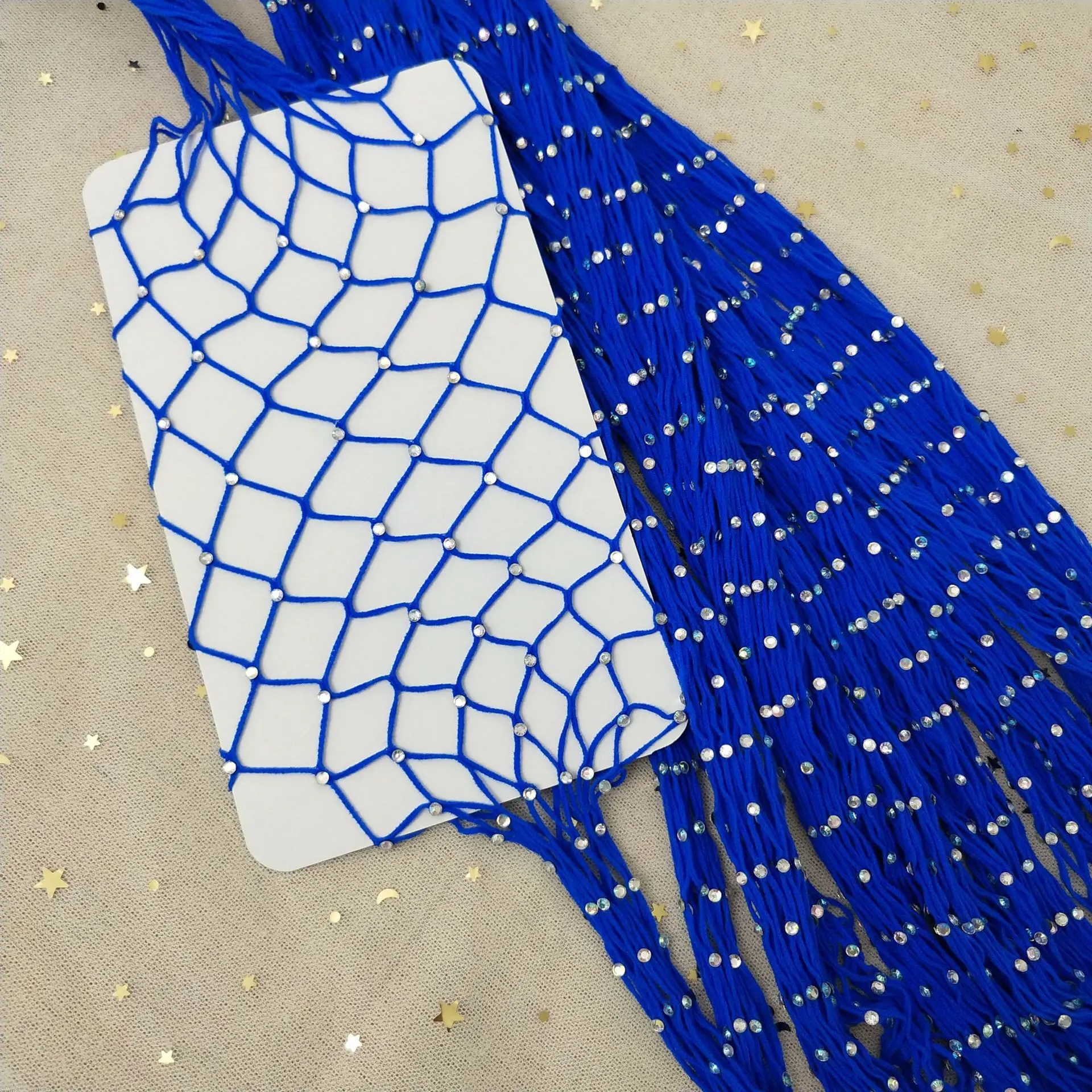 Manufacturer Womens Rhinestone Fishnet Elastic Stockings Big Fish Net ...