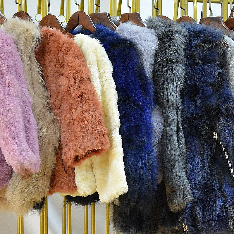 100kg Imitation Fur Coats Bale For Sale