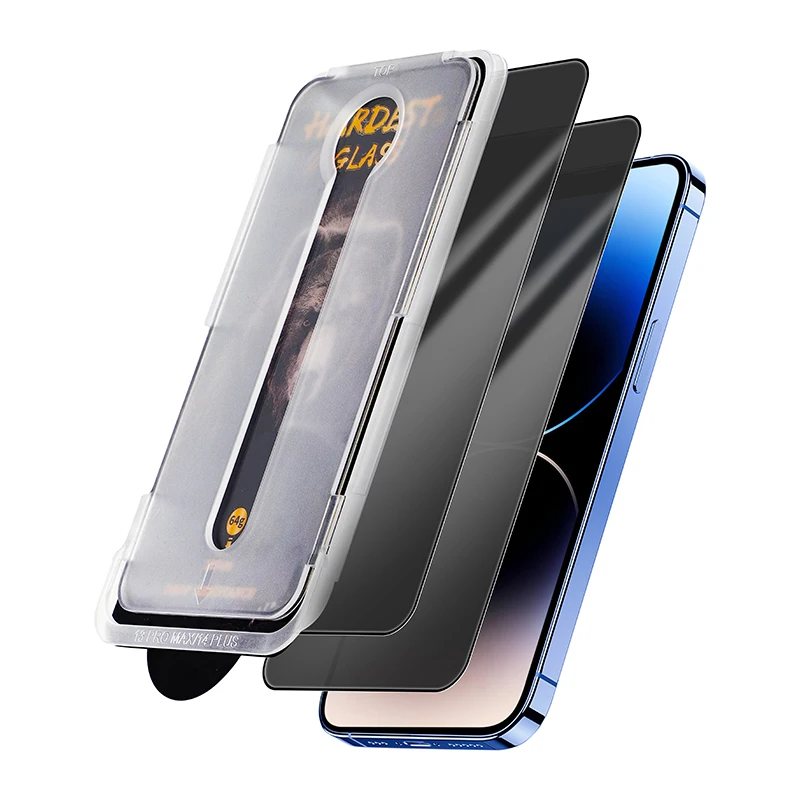 Automatic Alignment Antispy Tempered Glass Screen Protectors Dustfree