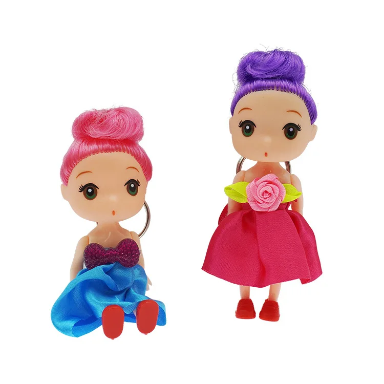 Мини-брелок для куклы с миниатюрной принцессой миниатюрная кукла кукольного домика одеждой ролевых игр на Рождество и день