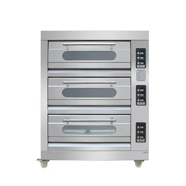 Máquinas Para Hacer Pan De Panadería,Horno De Hornear De Doble Cubierta  Automático,2 Bandejas,Horno De Pizza Con Piedra,Hornos De Pizza De Alta  Temperatura - Buy Pan Industrial Para El Precio De Las Máquinas