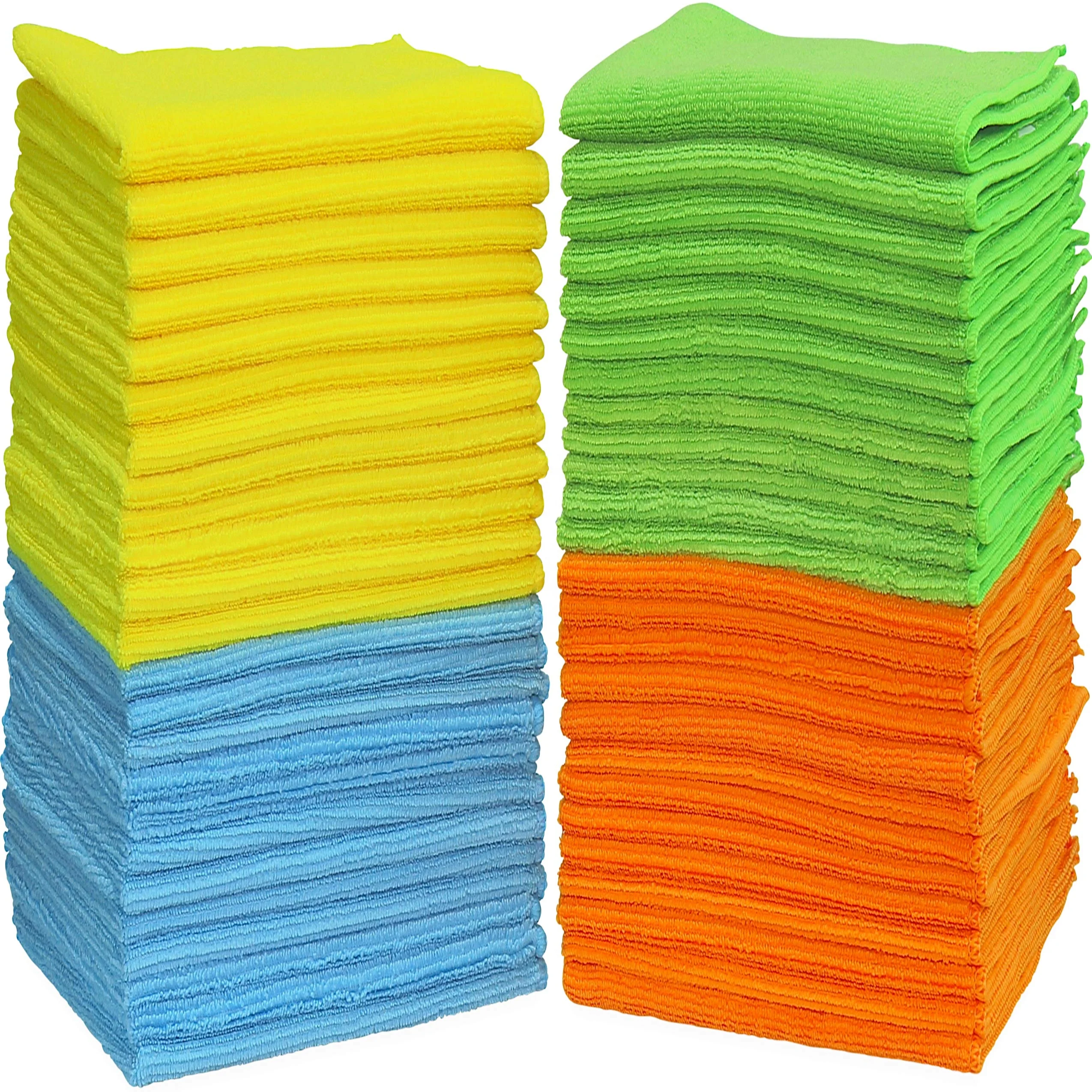 Factory Sale Directly Reusable Quick Water Absorption Housework Microfiber Car Glasses Cleaning Cloth Rags Towel