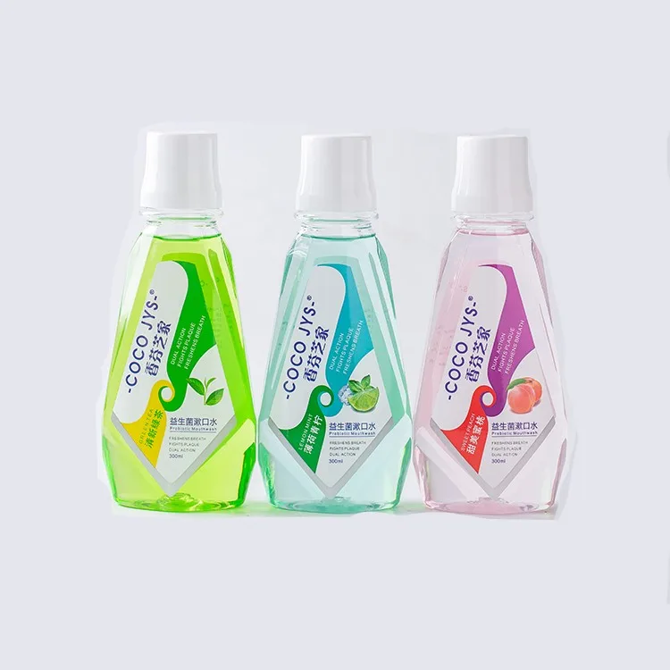 Органический Уход за полостью рта жидкий мятный персиковый зеленый чай