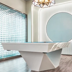 Высококачественный полноразмерный бильярдный стол из массива дерева с золотой резьбой