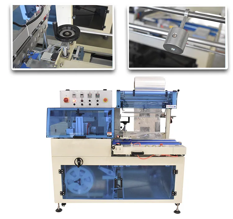 BF450 Automatic Continuous Motion Shrink Wrapping Machine