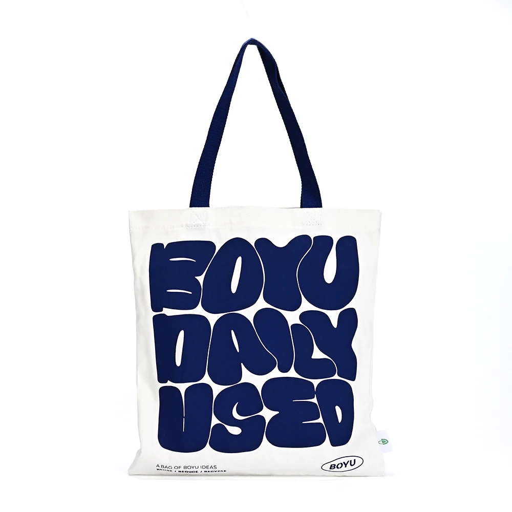 Eco-Friendly Custom Logo Printed Tote Shopping Bags Reusable Cotton Material with Linen Cotton Handle Eco-Bags Jute Tote Bag details