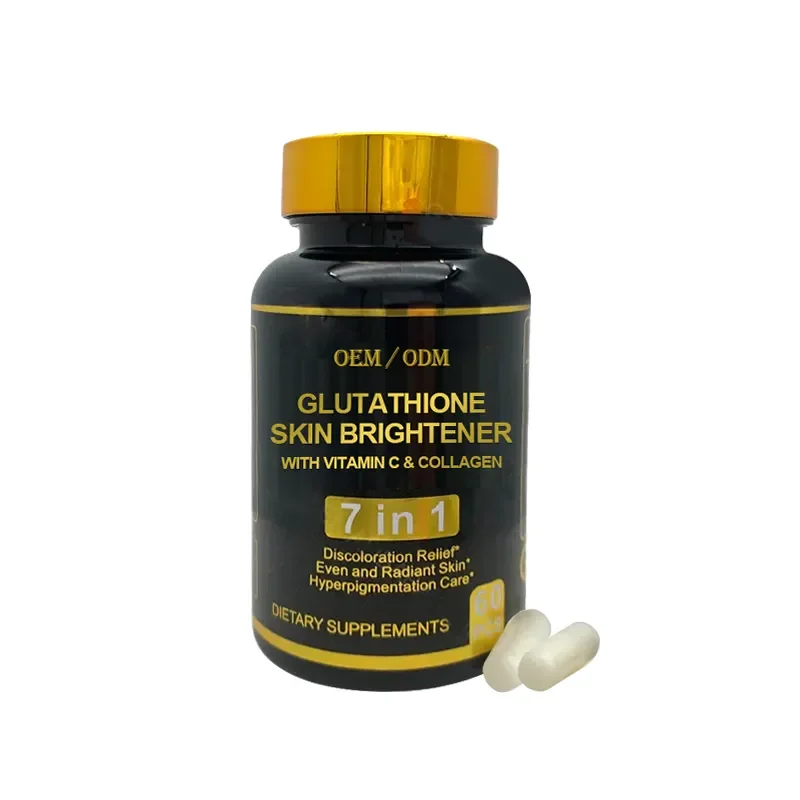 7-in-1 Skin Brightening Capsules with L-Glutathione, Collagen & Vitamin C  for Effective Anti-Aging & Whitening Solutions