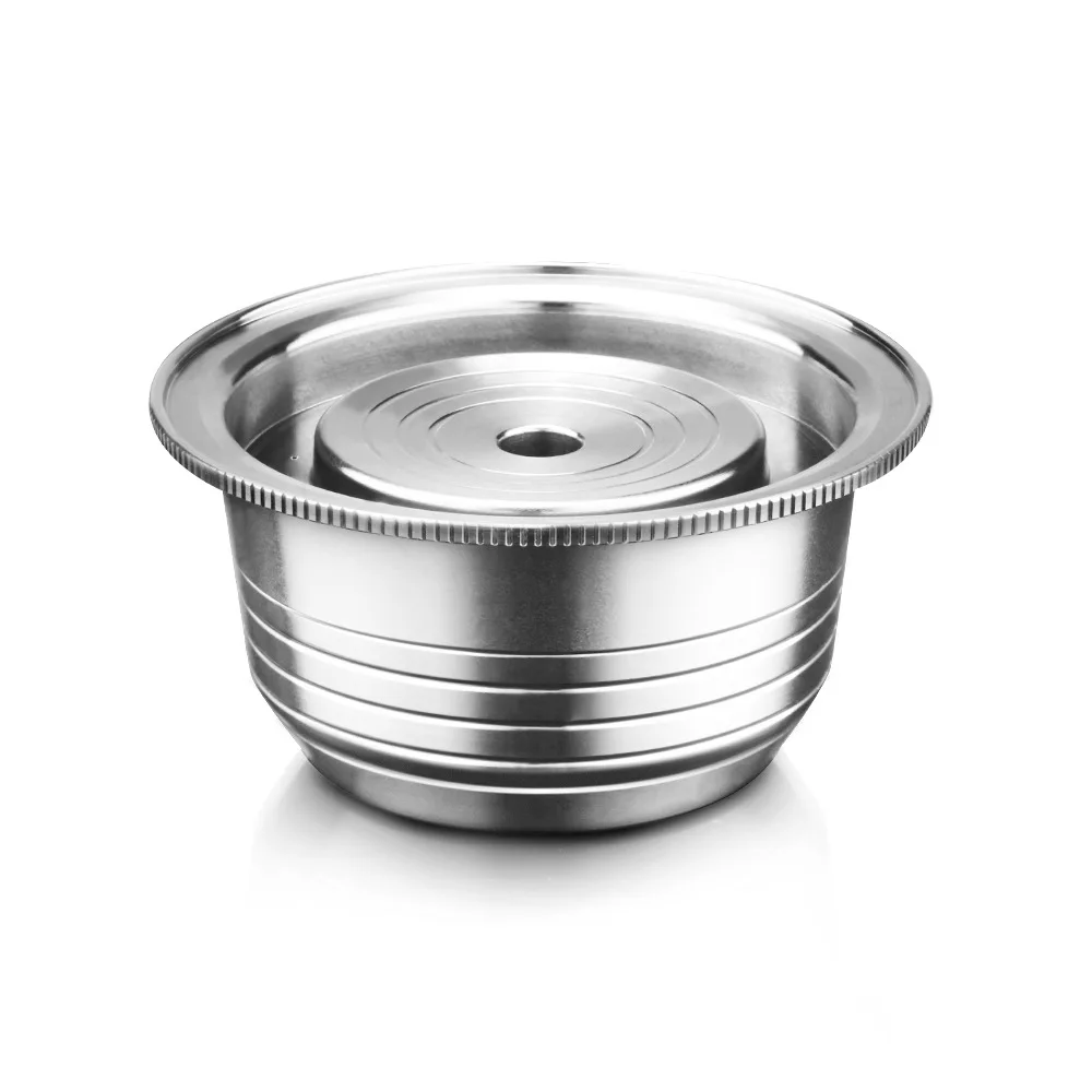 Tapas De Aluminio Biodegradables Para  Nespresso,Reutilizables,Rellenables,Manuales,Cápsulas De Café De Aluminio -  Buy Oem Llena Semiautomática Sealpod De Metal Tipo Nespresso De  Almacenamiento De Acero Inoxidable Recargable Cápsulas De Café,Mejor 
