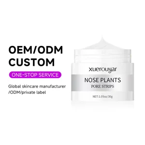 OEM Korean Face Skin Care Cosmetic ODM Product Deep Cleansing Pore Strip Acne  Blackhead Remover Shrink Pores Nose Mask