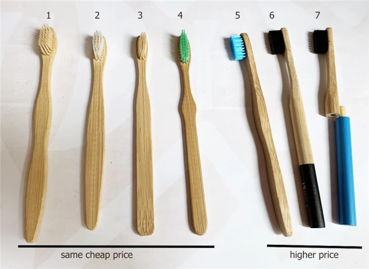 Eco Friendly Biodegradable Toothbrushes 10000 Bristle Microfiber Nano