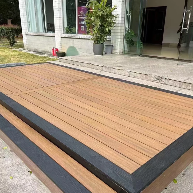 MOON FOSSIL COMPOSITE FLOATING FLOOR WOOD PLASTIC COMPOSITE FLOATING DOCK PLASTIC PONTOONS DECK