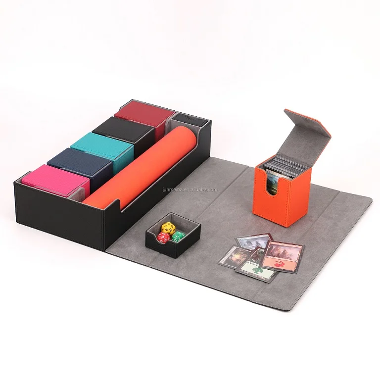 Точечная оптовая продажа большой емкости tcg pokemo n карточная игровая колода из искусственной