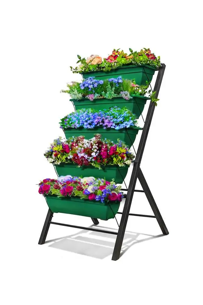 Elevated Strawberry Garden Raised Bed Vegetable Planter Gardening