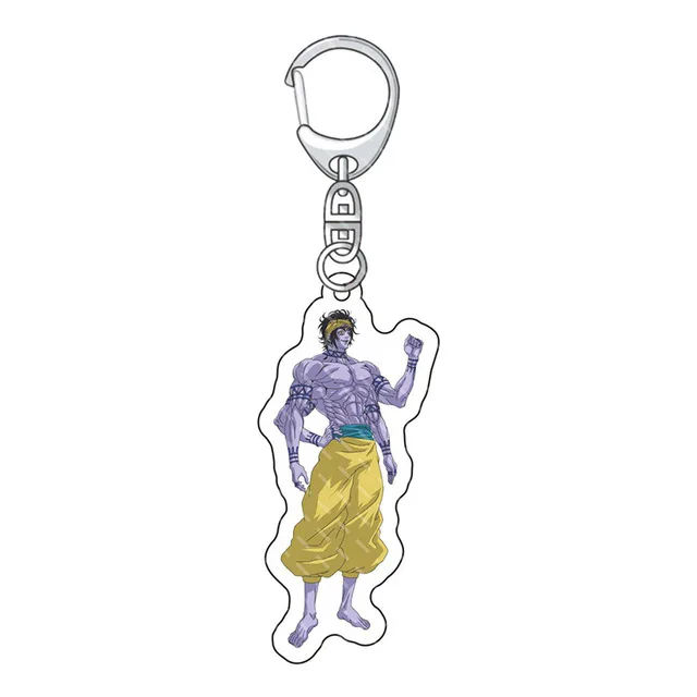 Cute Record of Ragnarok Anime Keychain Cartoon Acrylic Figure Sasaki Kojirou Jack the Ripper Key Chain Key Ring Holder