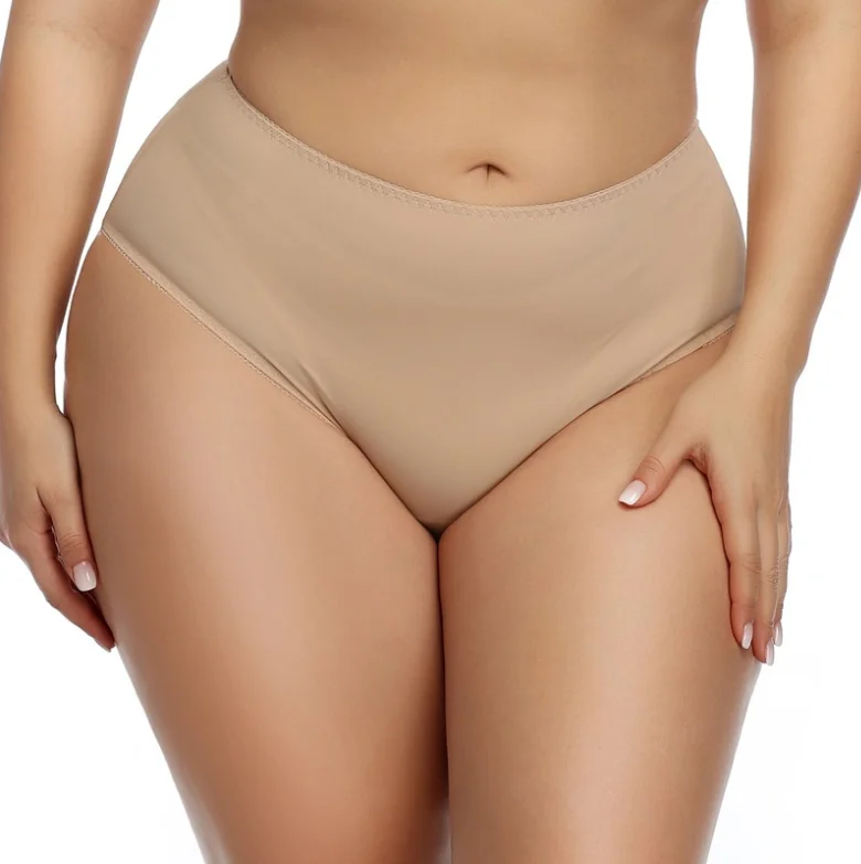 Bragas De Talla Grande Sin Costuras Para Mujer,Ropa Interior De Color  Sólido De Tiro Alto 4xl 5xl 6xl 7xl - Buy Las Mujeres Ropa Interior  Bragas,Bragas,Plus Tamaño Bragas Product on 