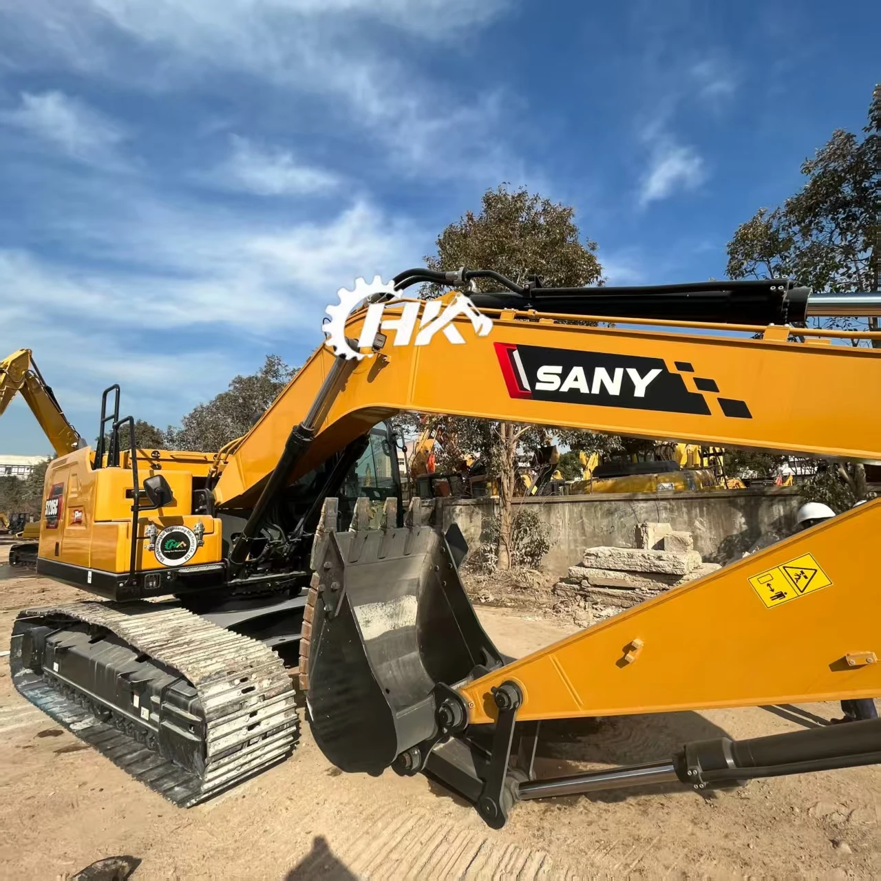 HANG KUI LOW PRICE Excellent Quality SANY SY205c Used Excavator 20.5 Ton Engine Motor 118KW Power Stock EPA/CE Licenses