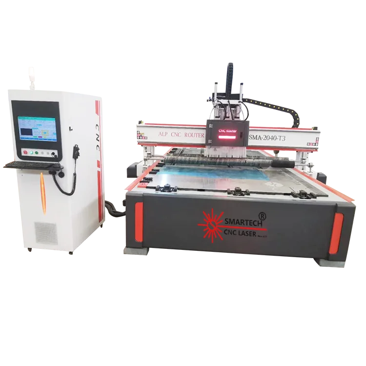 New Arrival SMARTECH CNC Router Machine for 3D Aluminium Cutting