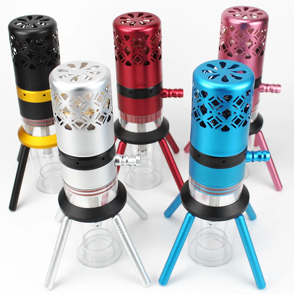 Mini Dg 15 Portable Metal Smoking Accessories Four Legged Shisha Hookah With Led Lights Buy Shisha Hookah Smoking Accessories With Led Lights Metal Four Legged Shisha Hookah Product On Alibaba Com