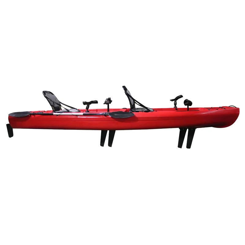 2023 New Pedal Drive Kajak 2 Person 14ft 600lbs Kayak With Fishing Foot