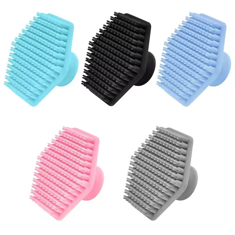 Exfoliator Soft Silicone Face Beard Brush Scrubber Exfoliating Face Silicone Scrubber Brush Facial Clean Brush details