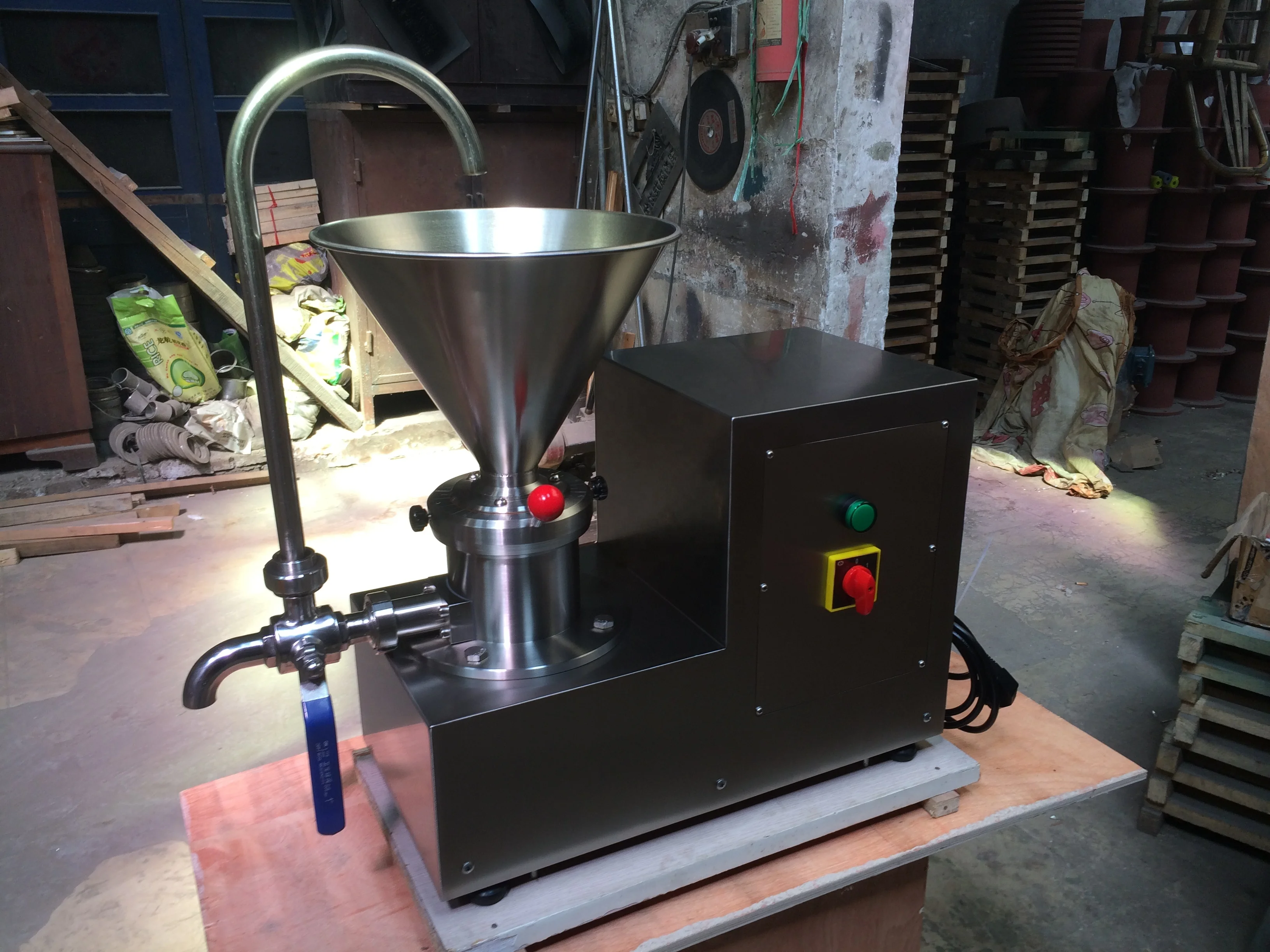 JMS60 раздельная коллоидная шлифовальная машина и промышленная коллоидная шлифовальная машина для орехов и миндаля