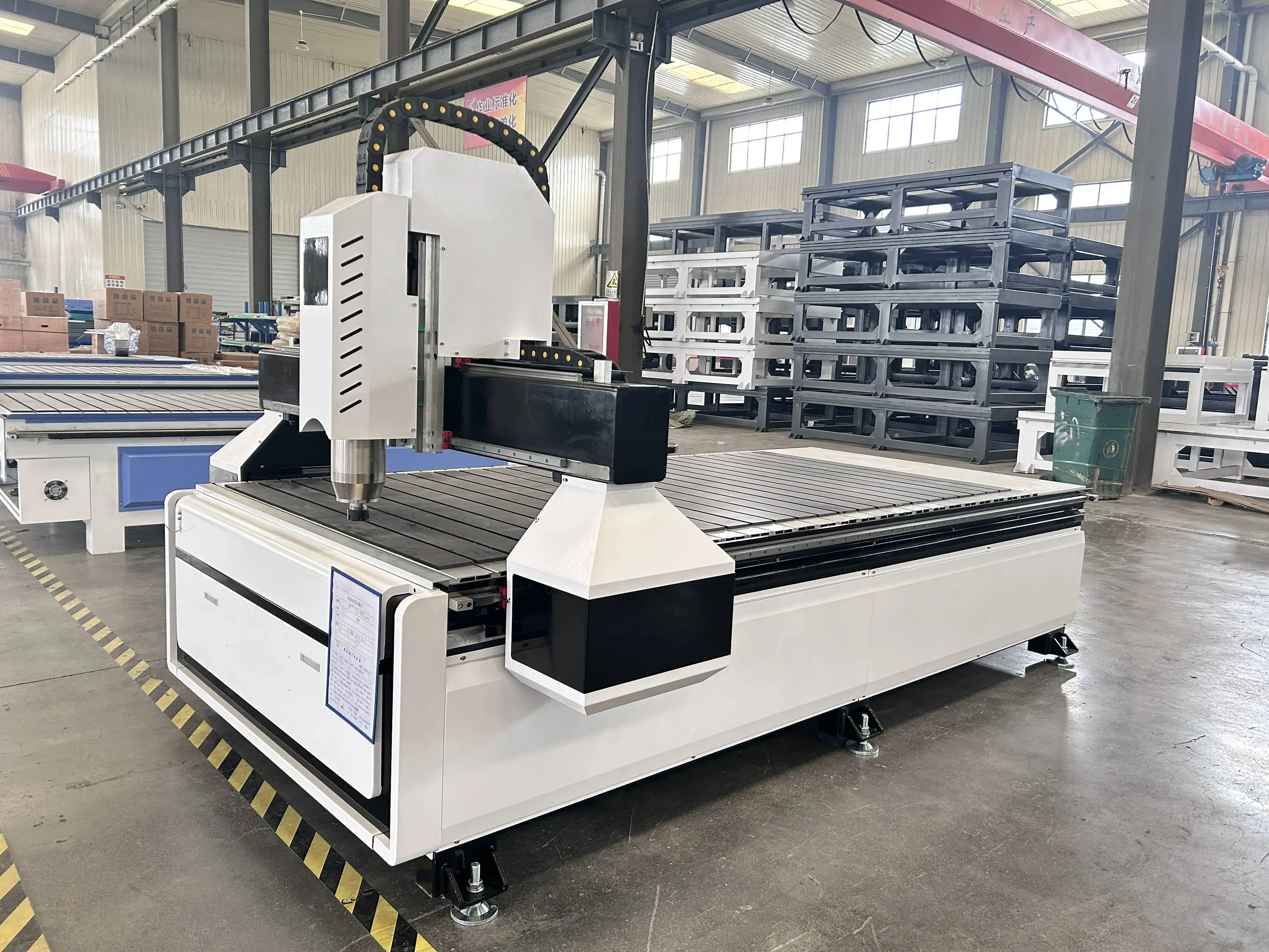 Xunke 1325 CNC Router Machine Hot Sale 3 Axis Wood Cutting Sign Letter Acrylic PVC Aluminum 1325 CNC Router Vacuum for New