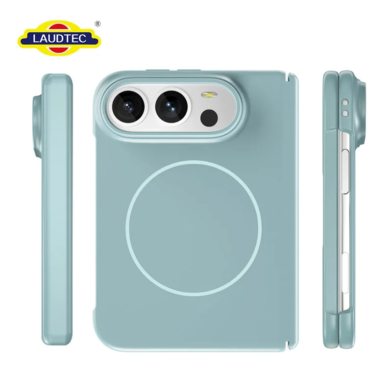Percent Light Transmittance Frost Sand Shell Foldable Magnetic Case for iPhone 18 Fold N52  Ultra Light Smudge Resistant OEM ODM