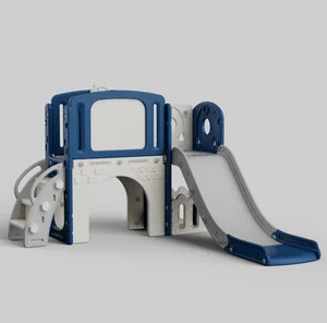 Multifunctional Indoor/Outdoor Home Toy for Kids Small Baby Slide Plastic Playground for Kindergarten Residential Garden