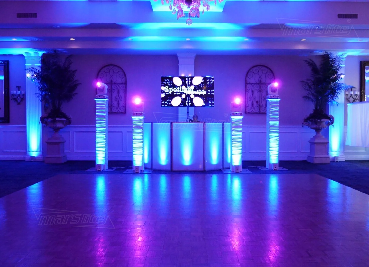 Marslite 6x18 Led Wireless Battery Uplight Wedding Party Lumiere Dj Stage Backdrop Par S6 Wireless Uplights