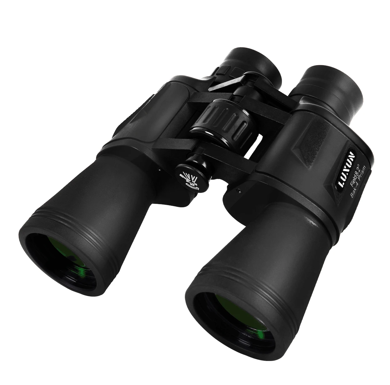LUXUNハイパワー10x50アウトドアハンティングコンパクト双眼鏡
