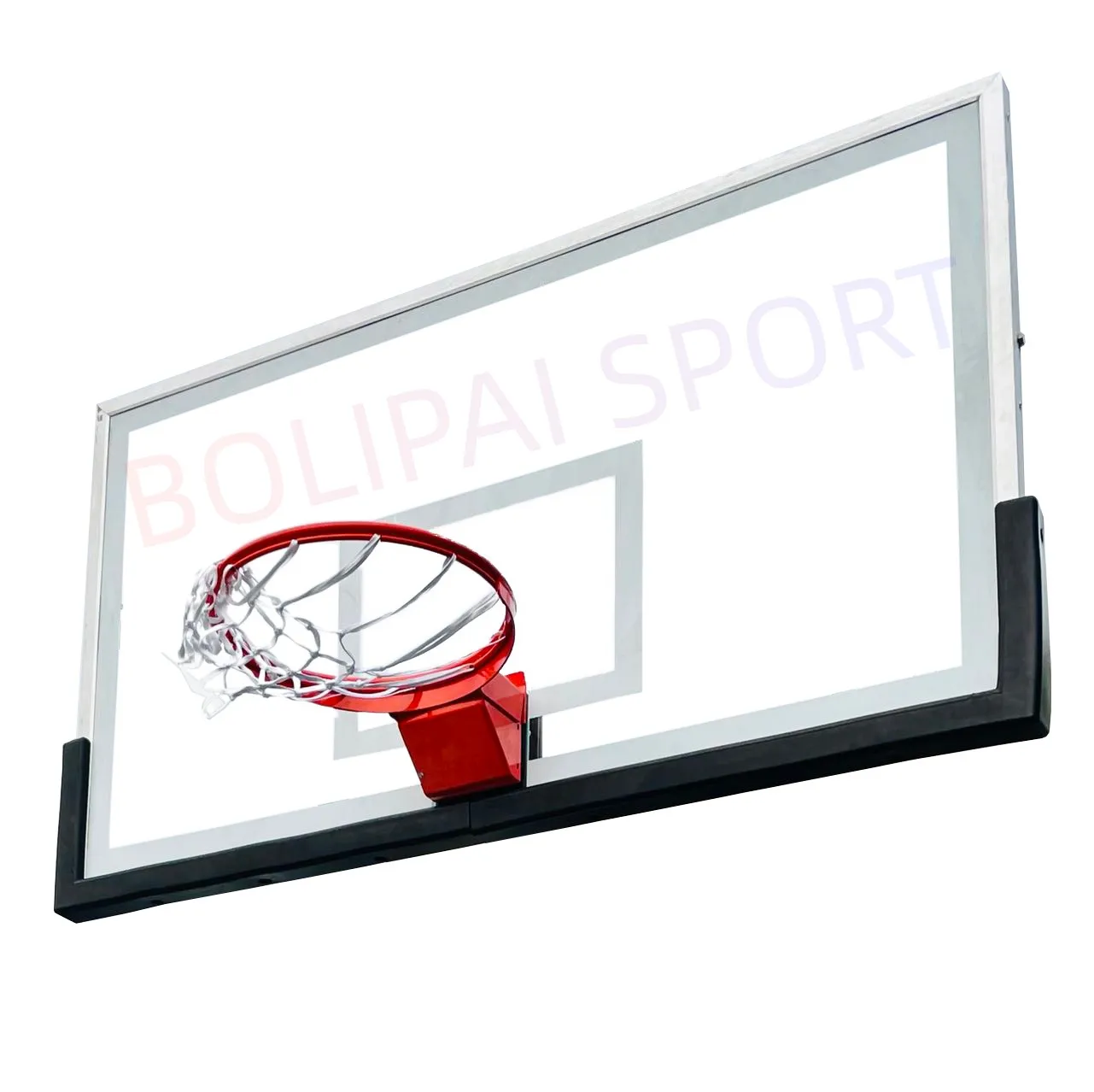 OEM Custom FIBA Standard Tempered Glass Basketball Backboard Replacement High Quality Court Equipment