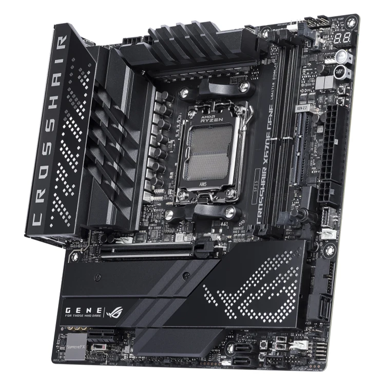 ASUS ROG CROSSHAIR X670E GENE m-ATX Gaming Motherboard Support DDR5 with  AMD AM5 Socket Ryzen7000 series Desktop Processors| Alibaba.com