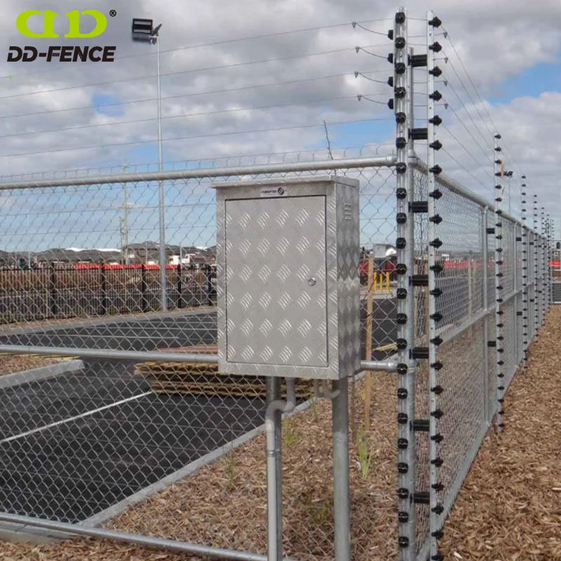 Perimeter Security Farm Fencing Electric Fence Alarm System Wire Posts Energizer Accessories Solar Electric Fence for Livestock