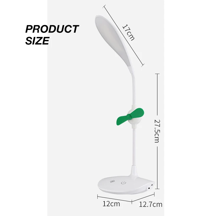 Durable Using Various New Type Light Desk Lamp Fan Led Table Lamp