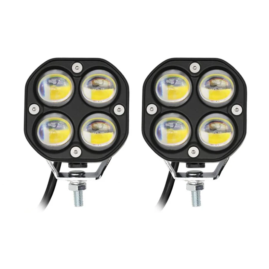 Buy Miwings 3 Inch Led Super Bright Work Light Bar Yellow Fog Lamp