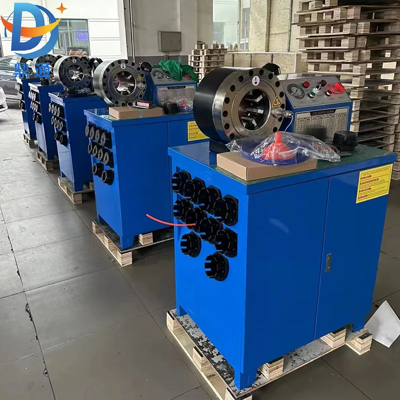 Vertical Flexible Gates Hose Crimping Hydroulicd Press Machine Crimping ...