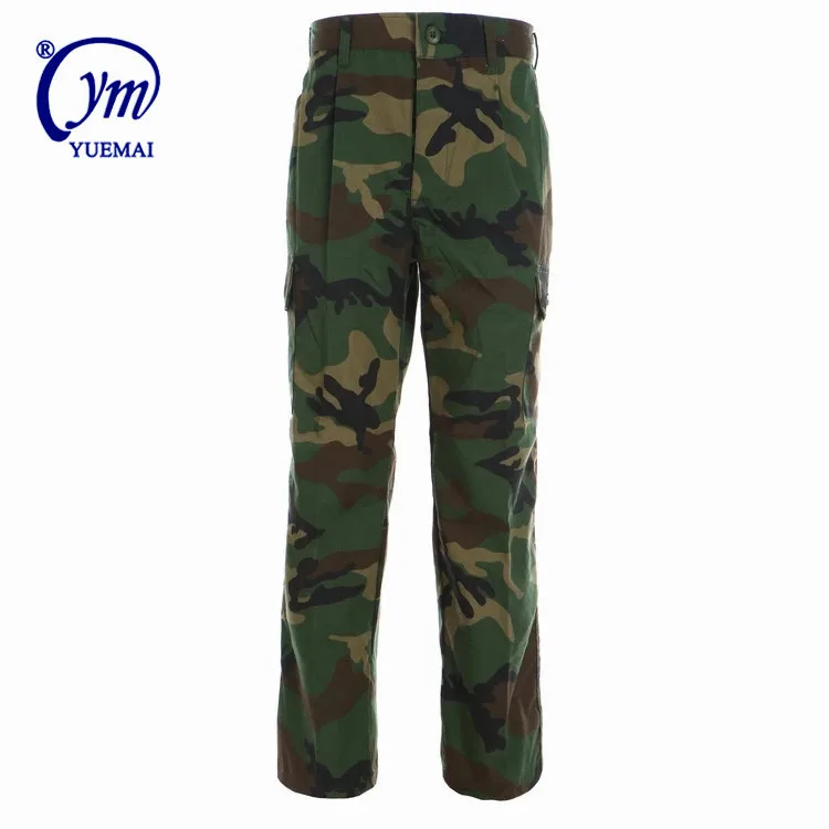 Venta caliente Yuemai fabricante Tri-Color desierto camuflaje trajes BDU  chaquetas y pantalones desierto arena color uniforme
