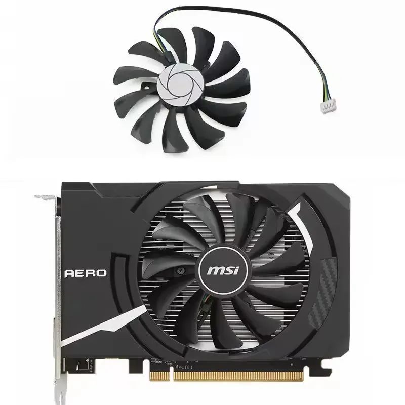 For MSI RX460 550 560 1060 AERO ITX graphics card cooling fan New