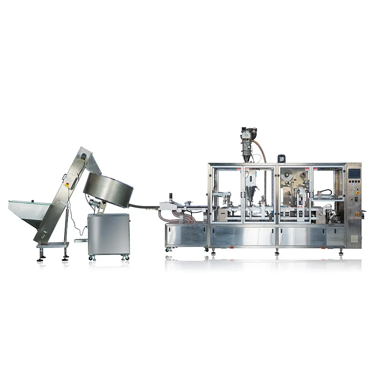 Лидер продаж, автоматическая упаковочная машина для розлива и запечатывания кофейных капсул с шестью полосами, европейская популярная китайская фабрика