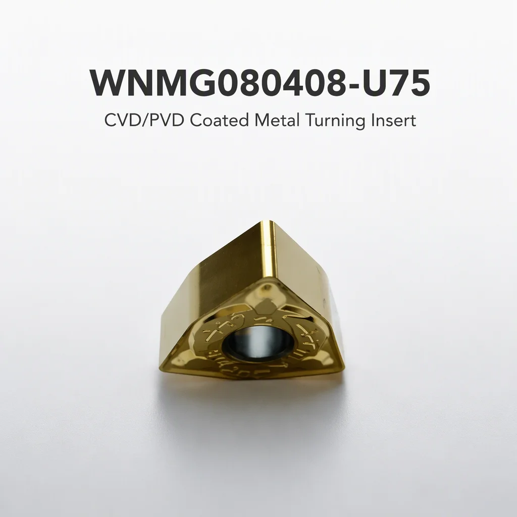WNMG080404 CVD PVD Coated Metal Turning Inserts HRC50-70 Hardness OEM Customizable