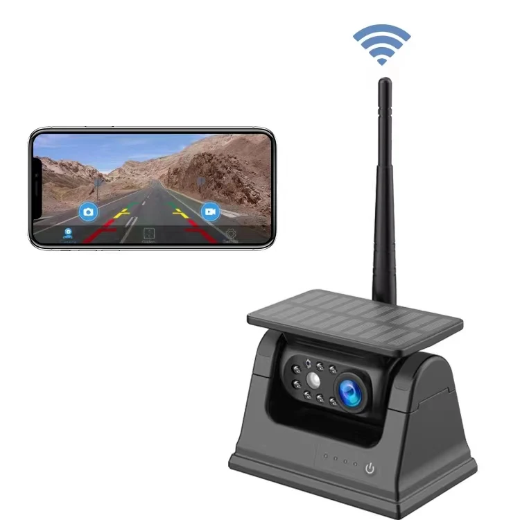 Customized Magnetic Solar Wireless Backup Camera And 5inch Monitor Kits ...