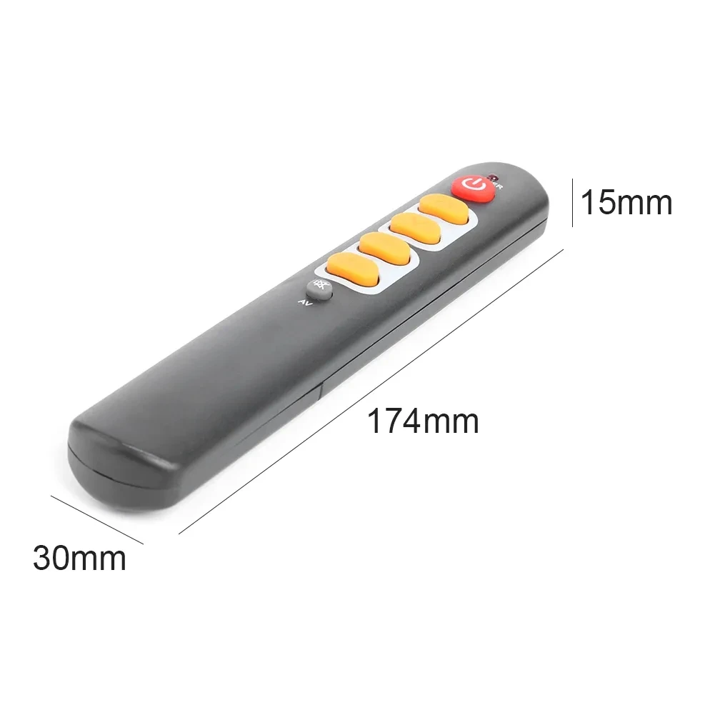 Universal 6 Key Learning Remote Control Leaning Infrared IR Remote Controller for Smart Android TV Box